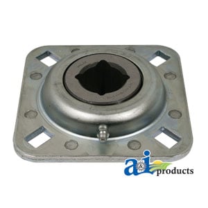 Bearing, Flanged Disc; Square Bore, Re-Lubricatable