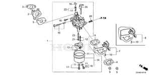 CARBURETOR ASSY. (BE72V A)