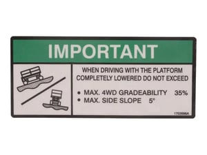 DECAL, GRADEABILITY