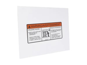 DECAL,WARNING CRUSHING