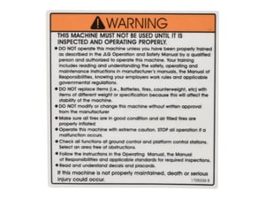 DECAL,INSPECTION 1350SJP