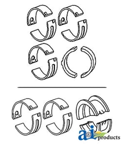 Bearing Set, Main (.010`, set of 3)