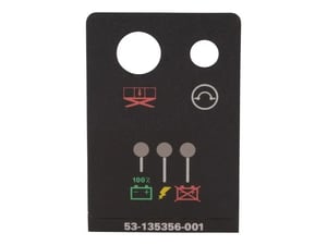 DECAL, LED (OVERLOAD)