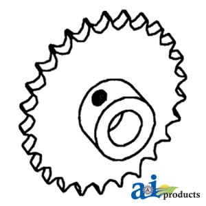 Sprocket Assy., Walker Crank (LH Side)