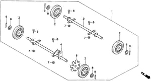 WHEEL KIT (4-WHEELS)