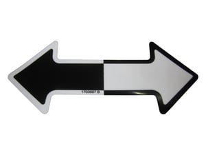 DECAL, DIRECTION ARROW
