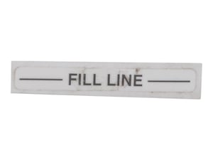 DECAL, FILL LINE