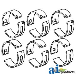 Bearing Set, Main (.010`, set of 7)