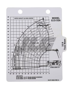 DECAL,CAP CHART G10-55A