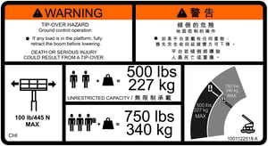 DECAL,WARNING DUAL CAP.