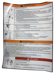 DECAL,DANGER/WARN (SPA)