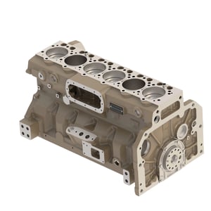 DZ113609: Short Block Assembly, 9 Liter