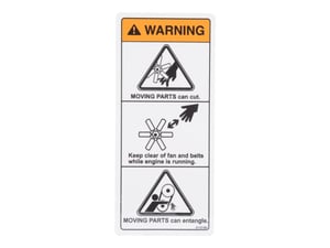 DECAL MOVING PARTS/ENTANGLEMEN