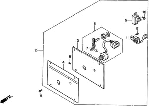 PLATE, ENGINE SWITCH INDICATION (EXW-A) (NOT AVAILABLE)