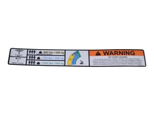 DECAL,WARNING HI-CAP. (ANSI)