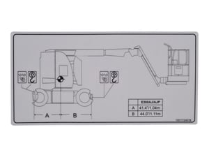 DECAL,LIFT DIAGRAM
