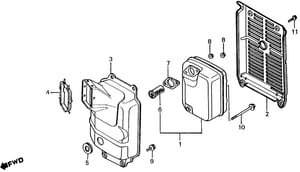 PROTECTOR, MUFFLER (INNER) (NOT AVAILABLE)