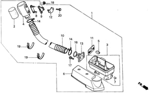 Image of 17220-ZG1-650