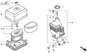 Image of 17210-ZE0-505