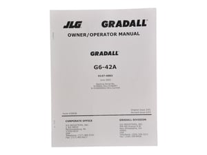 G6-42A OPERATORS MANUAL