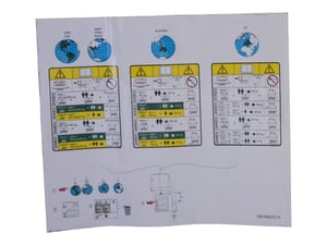 DECAL,PIPE RACK CAPACITY KIT