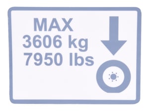 DECAL,MAX TIRE LOAD