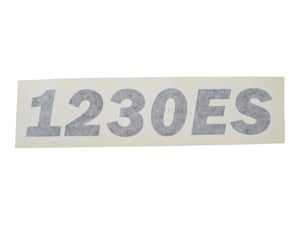 DECAL, 1230ES MODEL DESIG.