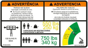 DECAL,WARNING DUAL CAP. (POR)
