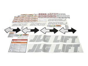 KIT,MACHINE DECAL