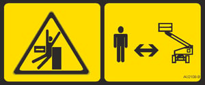 DECAL, CRUSHING HAZARD