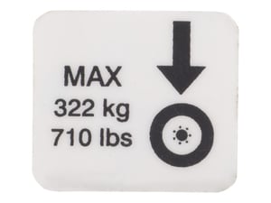 DECAL,MAX WHEEL LOAD