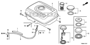 Image of 17510-ZE2-801ZD