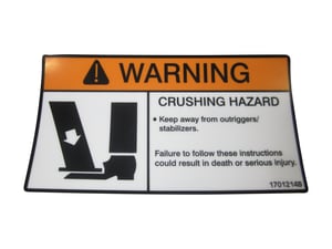 DECAL, O/R WARNING (DOM/CSA)
