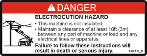 DECAL, CRUSHING HAZARD