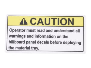 DECAL,CAUTION