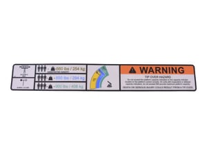 DECAL,WARNING HI-CAP. (ANSI)