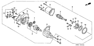 STARTER MOTOR UNIT