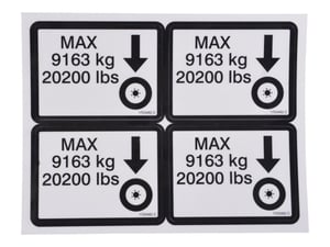 KIT, MAX TIRE LOAD 860SJ