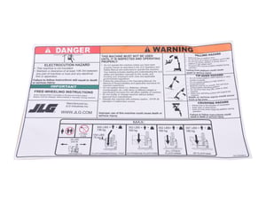 DECAL,WARNING/INSTR. DOM