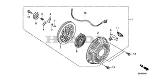 STARTER ASSY., RECOIL *NH1* (COO) (BLACK)