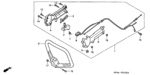 GRIP, R. THROTTLE LEVER