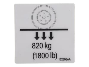 DECAL,VL WHEEL LOAD PICTORIAL