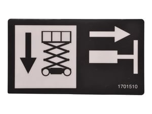 DECAL, MANUAL DESCENT (EURO)