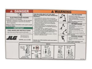 DECAL,WARNING/INSTRUCTION DOM