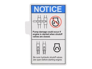 DECAL,NOTICE,SHUTOFF VALVE