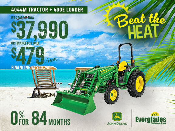 Image of 4044M Compact Tractor with 400E Loader