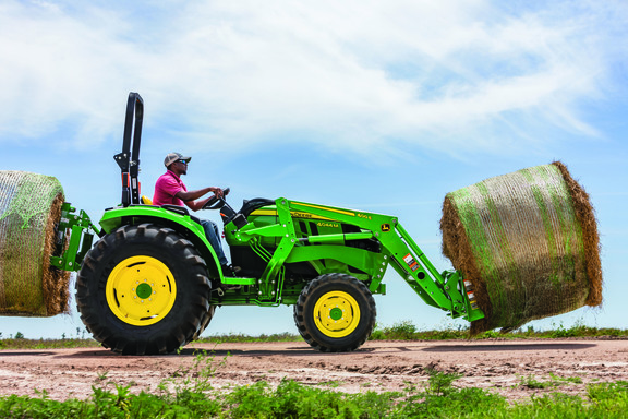 Pre-Owned John Deere 4044M Compact Tractor with 400E Loader in Brooksville, FL Photo 3