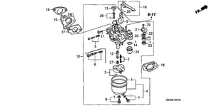 Image of 16100-ZE2-F21