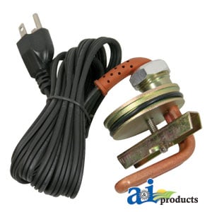 Heater, Engine Block Frost Plug, 2 1/4` Flat Bar; 750 Watt