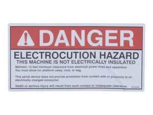 DECAL DNGR ELEC HAZARD